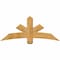 Ekena Millwork Alberta Rough Sawn Timber Gable Bracket, Western Red Cedar, 60"W x 25"H x 2"D x 6"F, 10/12 Pitch GBW060X25X0206ALB00RWR - alternate 1